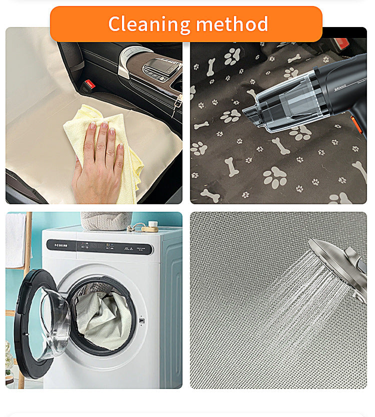 4 Pcs Pink Waterproof Pet Car Seat Cover - Scratch-Resistant Oxford Cloth  for Dogs and Cats (106 x 49 cm)