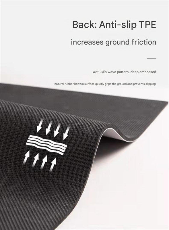 Style 12 Black Absorbent Diatomaceous Earth Pet Feeding Mat - Non-Slip & Quick Dry Placemat (50x80cm)