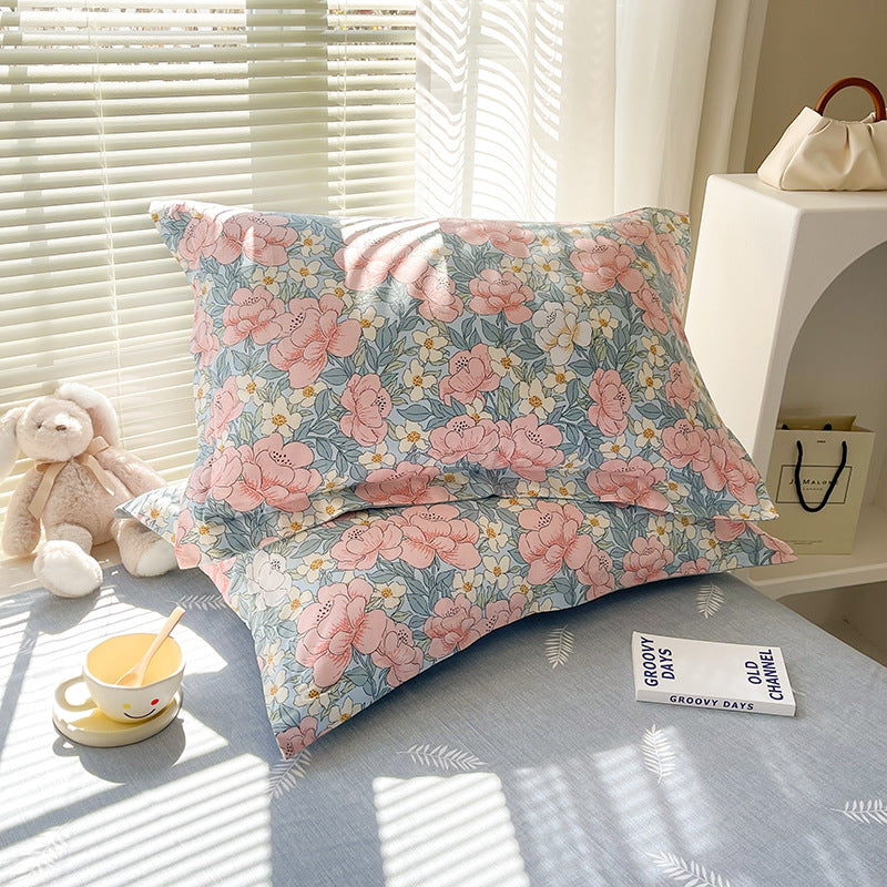 Beautiful Woman 100% Cotton Pillowcase Set (Pack of 2) - Breathable Standard Size 48x74cm Pure Cotton Pillow Covers