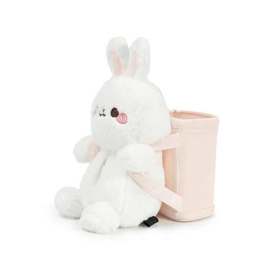 Cute Cloud Rabbit Tissue Holder for Car - Plush Toy with Storage