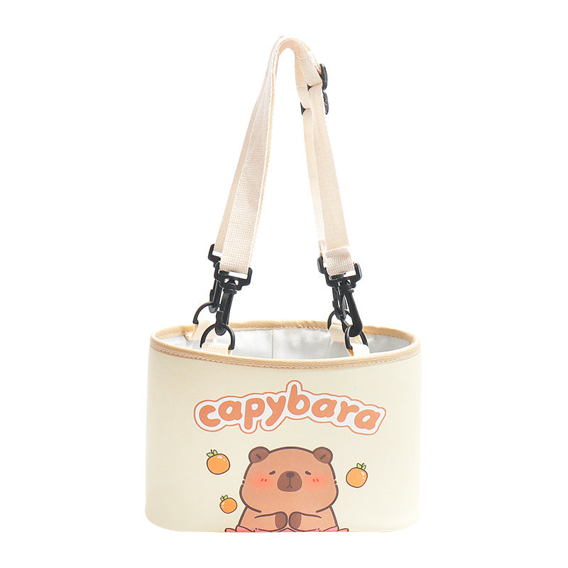Adorable Capybara Car Trash Holder - Keeps Your Car Tidy