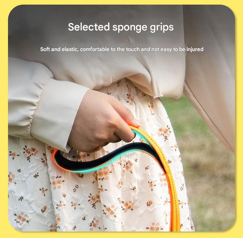 Purple Shock Absorbing Dog Leash with Reflective Stitching - 135cm for Small to Large Dogs