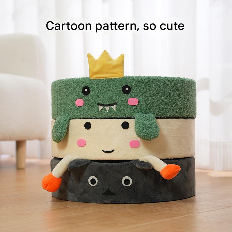 Adorable Dinosaur Cat Scratching Post and Lounger - 41cm Cat Claw Proof Basin