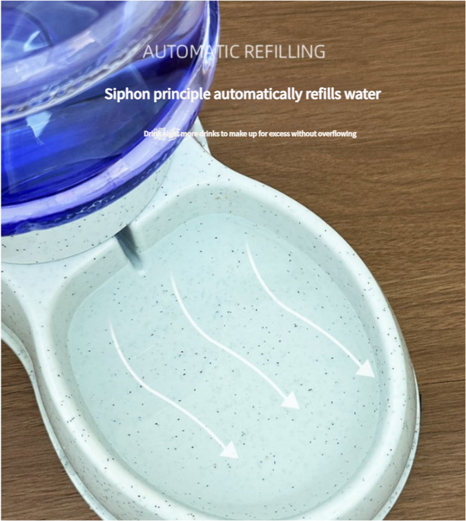 Pink Automatic Pet Feeder and Drinker Combo for Cats and Small Dogs - 2 in 1 Detachable Design