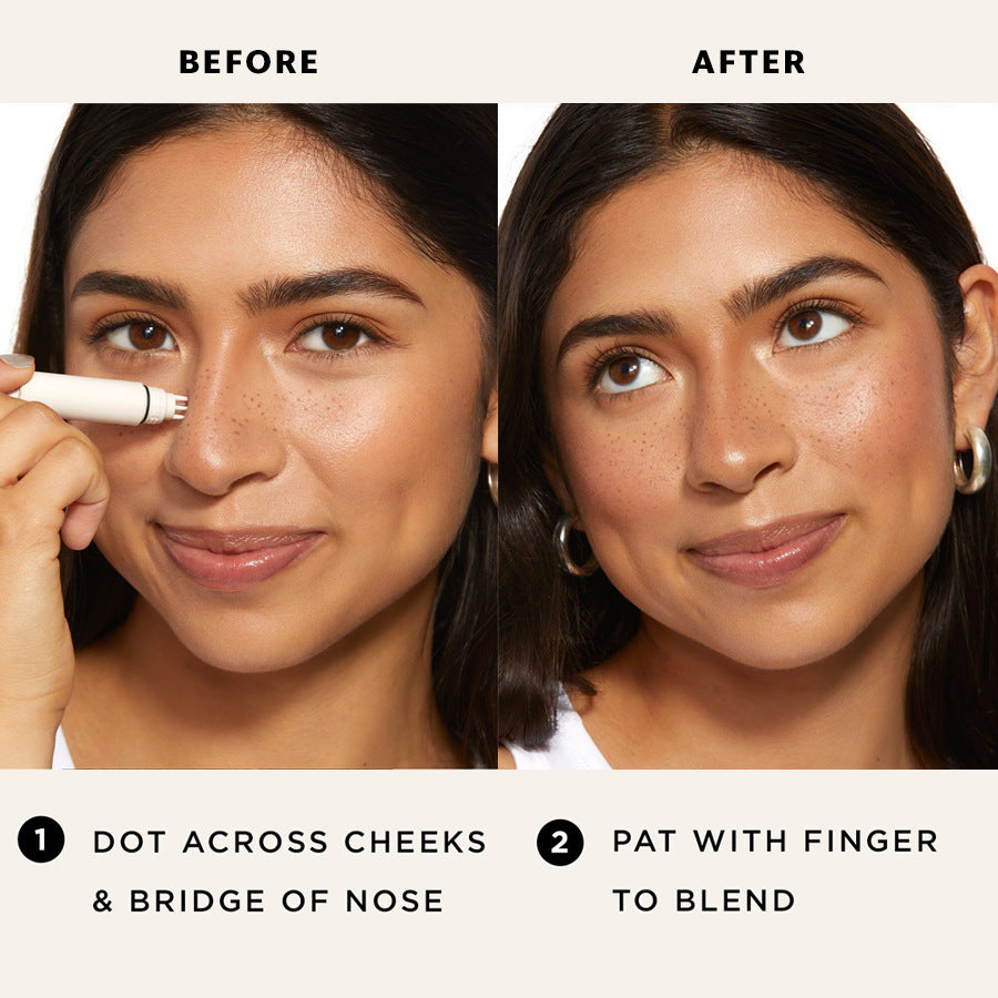 Effortless Faux Freckle Stamp Pen - Natural Looking Freckle Clusters in Seconds(DARK)