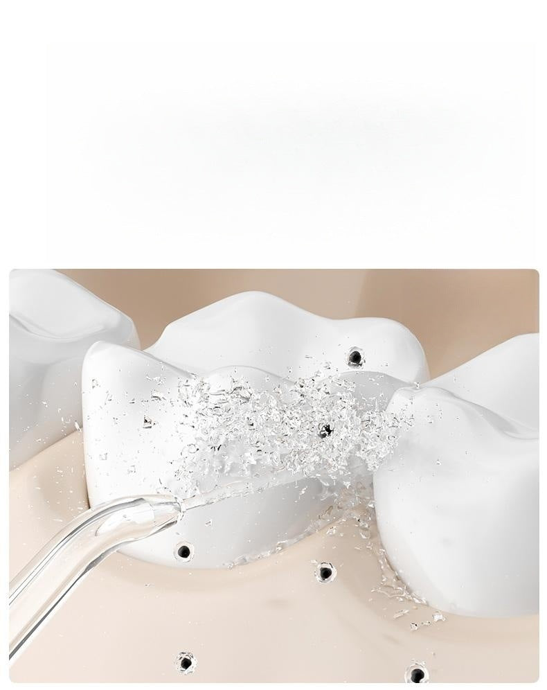 Portable Electric Water Flosser - USB-C Rechargeable, Multiple Modes, Gingival Protection(Pink)