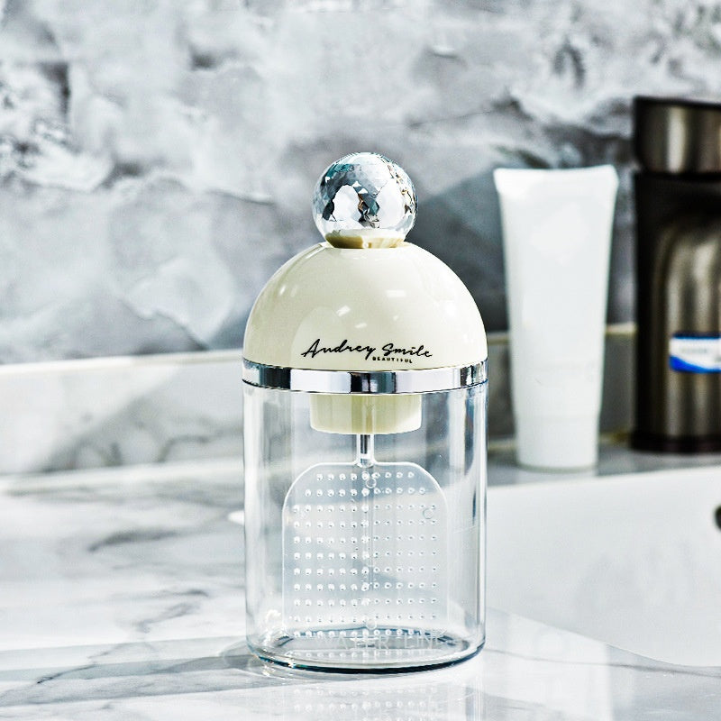 Electric Foaming Cleanser Maker - Rechargeable, Dense Foam for Deep Cleansing(Cream White)