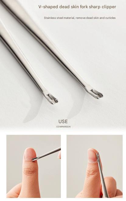 Green Compact 7-Piece Manicure Set - Stainless Steel Nail Grooming Kit with Stylish Travel Case