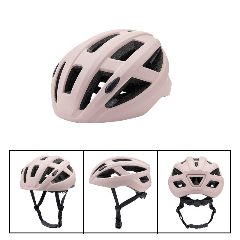 Light Pink Ultra-Light Adult Cycling Helmet - CE & CPSC Certified, In-Mold Safety for Road & Mountain Biking