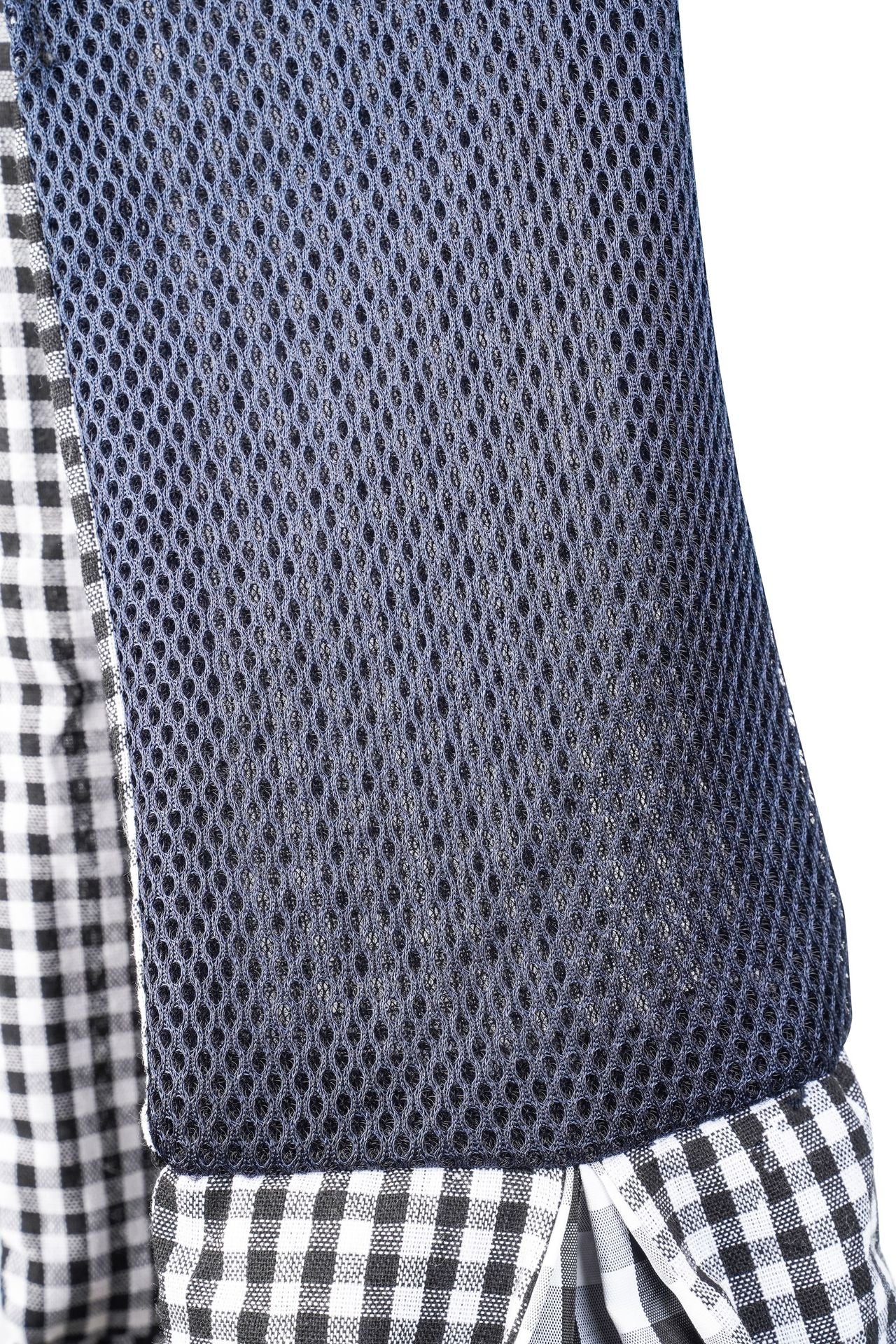 Black and White Checkered Comfortable Pet Sling Carrier for Small Dogs & Cats - Breathable Cotton Checkered Bag, Hands-Free, Safety Features