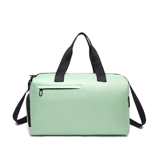 Green Men's Large Capacity Sports Duffel Bag with Wet/Dry Separation Pocket - Travel & Gym Tote