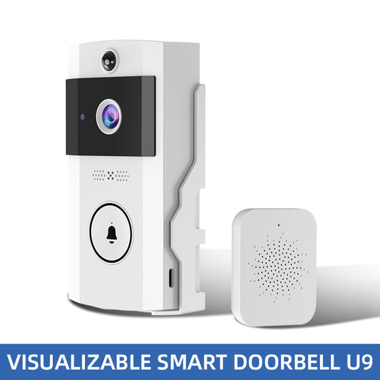 U9 Visual Doorbell HD Wireless Video Doorbell with Long-Lasting Battery