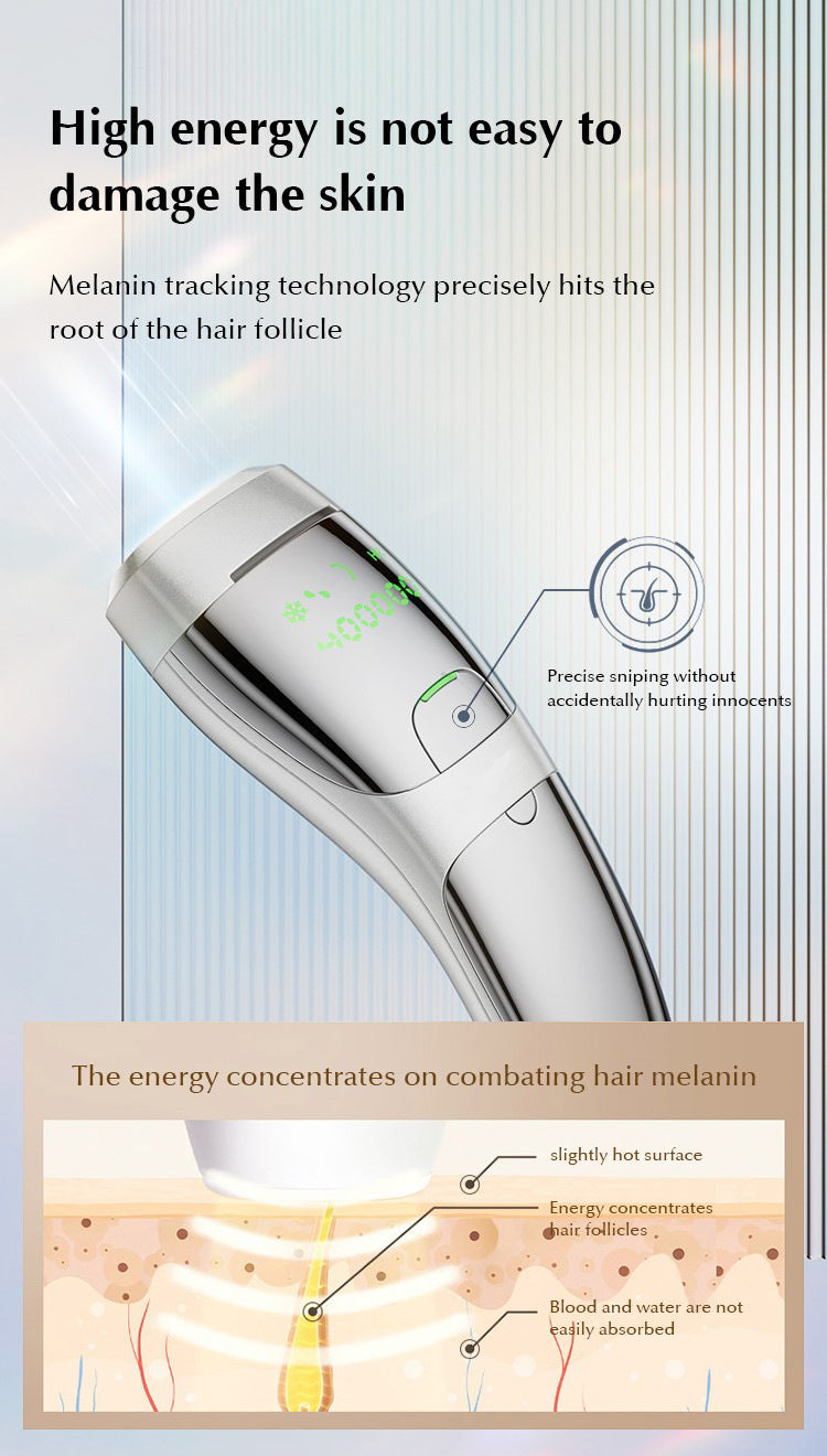 IPL Freezing Point Hair Removal Device with Sapphire Head - 120W