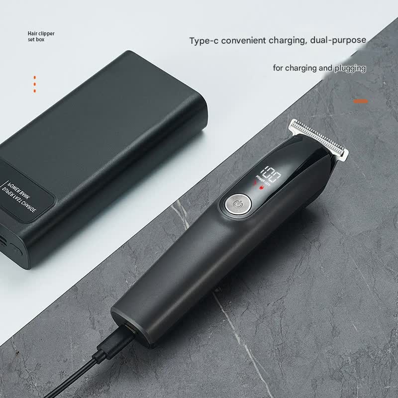 5-in-1 Professional Men's Grooming Kit - Cordless Hair Clipper, Beard Trimmer(Titanium Gray)