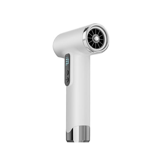 Cordless Rechargeable Hair Dryer - 120,000 RPM High-Speed Motor, 15600mAh Battery, Hot & Cold Air(white)