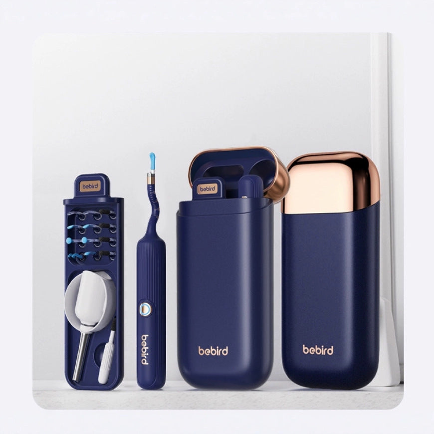 Smart Visual Ear Cleaner with HD Endoscope & Precision Tweezers - Safe for Adults & Children(blue)