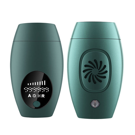 IPL Laser Hair Removal Device - 600,000 Flashes, 8 Intensity Levels, LCD Display & 2 Modes(Dark green)