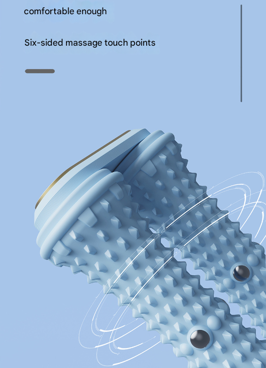 Purple Ergonomic Dual Foot Massage Roller - Deep Tissue Relief for Plantar Fasciitis, Arch Pain & Tired Feet