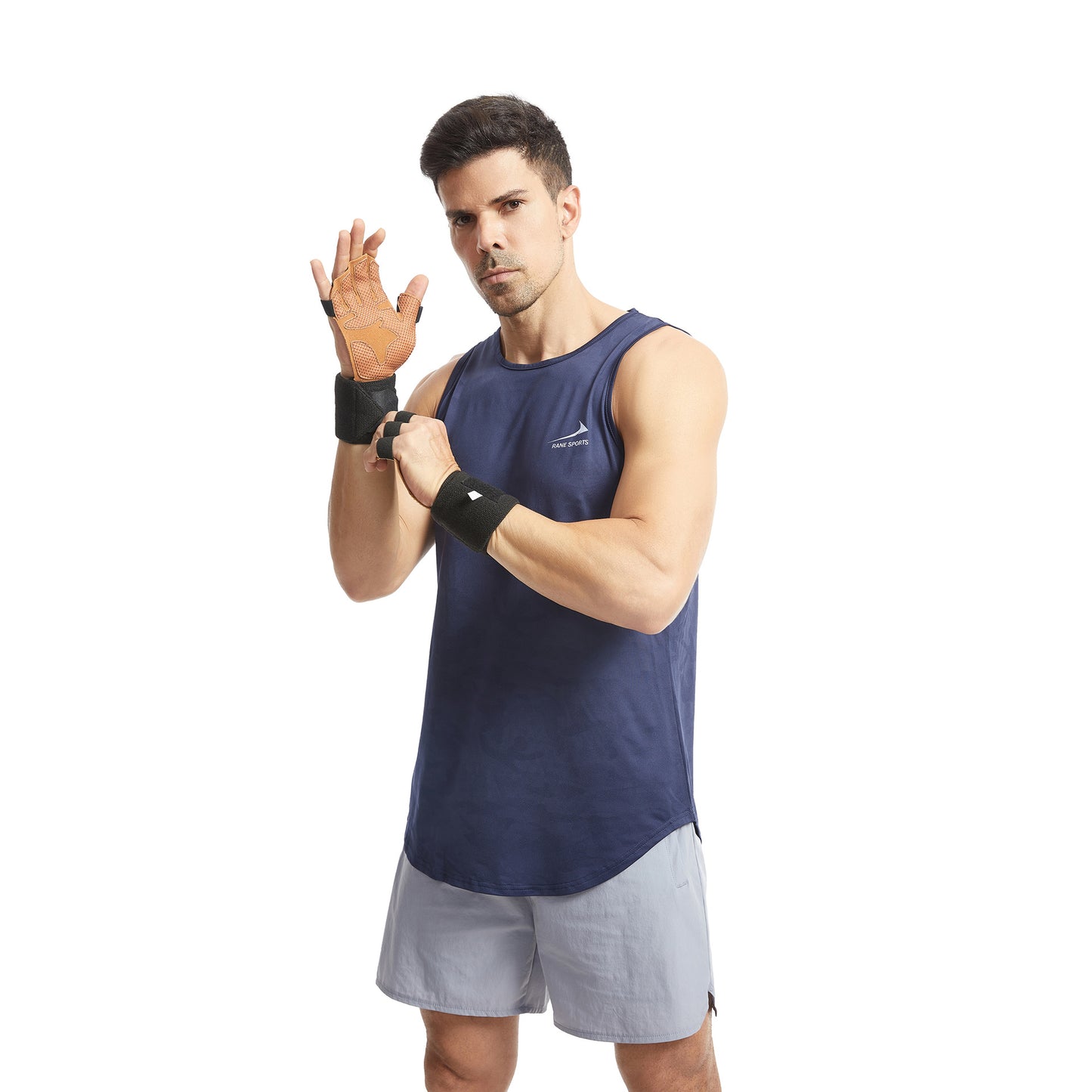 Size XL Dark Brown Premium Cowhide Leather Weightlifting Gloves with Wrist Support - Non-Slip Grip, Breathable Fitness Workout Gloves for Gym, WODs, Dumbbells