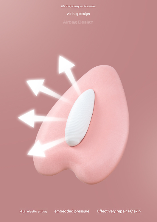 Blue White Ergonomic Pelvic Floor Strengthener - Inner Thigh & Hip Trainer for Men and Women(Non-electric)