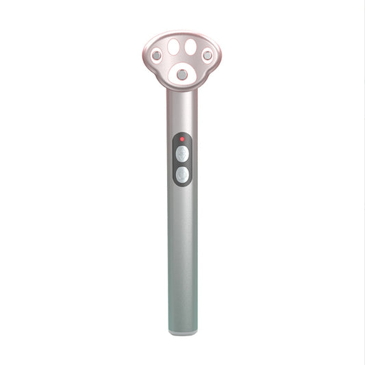 Pink New Cat Claw Eye Massager - Microcurrent Vibrating Eye Serum Device