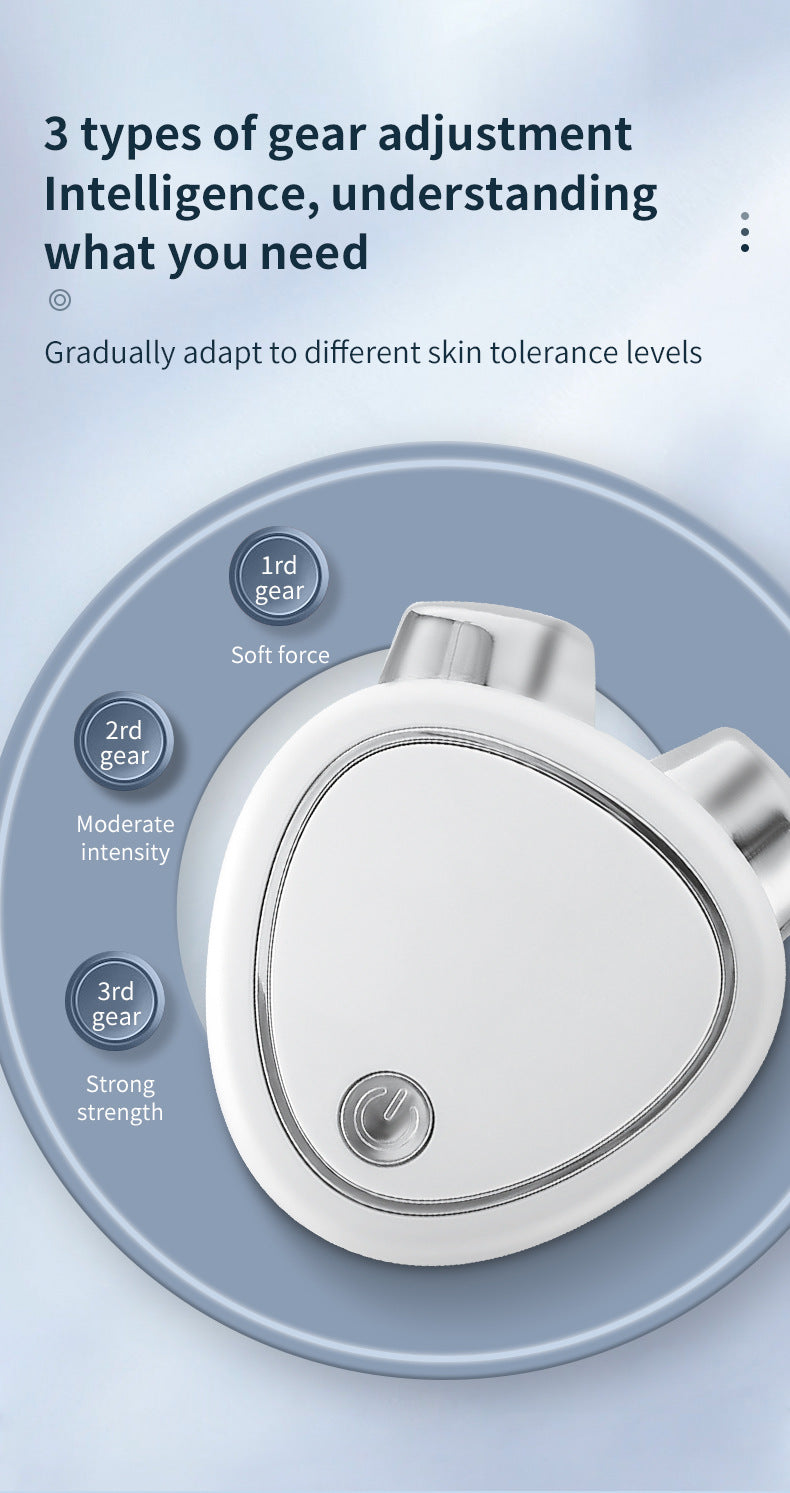 Pink EMS Microcurrent Facial Lifting Massager - Skin Tightening & Sculpting Beauty Tool