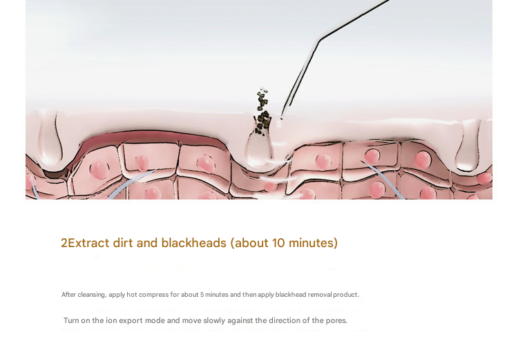 White Professional Ultrasonic Skin Scrubber - 4-in-1 Facial Spatula for Deep Cleaning, Blackhead Removal, and EMS Lifting