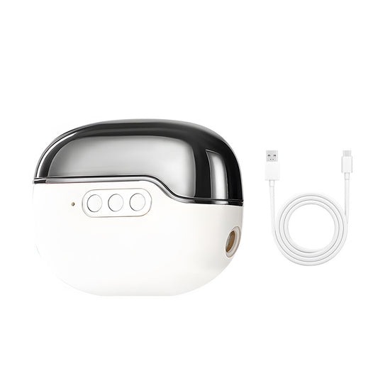 4-in-1 Electric Nail Care Device - Clipper, Grinder, Polisher & UV Sterilizer with Multiple Modes(white)