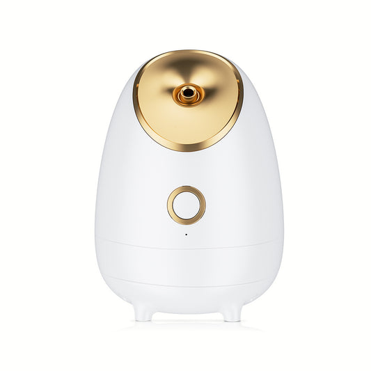 Nano Ionic Facial Steamer - Deep Hydration Hot Mist Face Steamer for Home Spa & Skincare(gold)