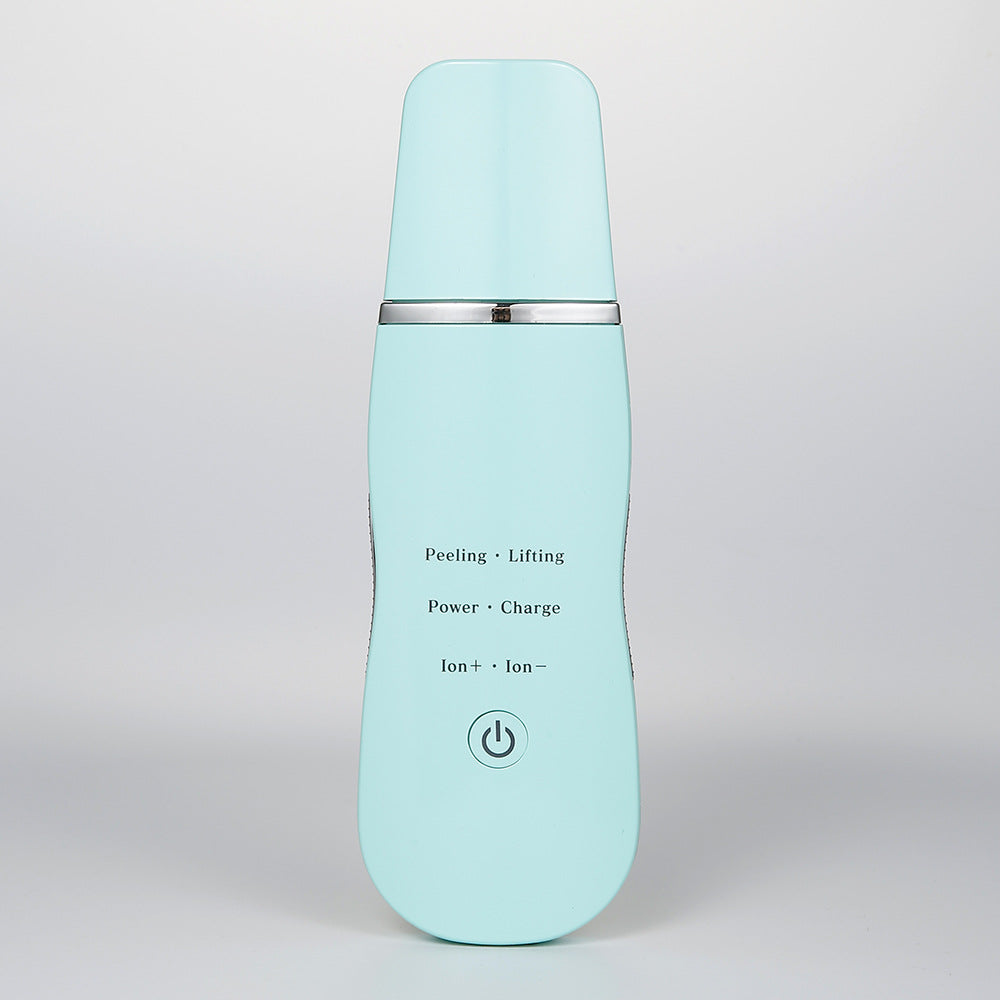 Ultrasonic Skin Scrubber - Deep Cleansing, Peeling, Lifting & Ion Infusion Facial Spatula(green)