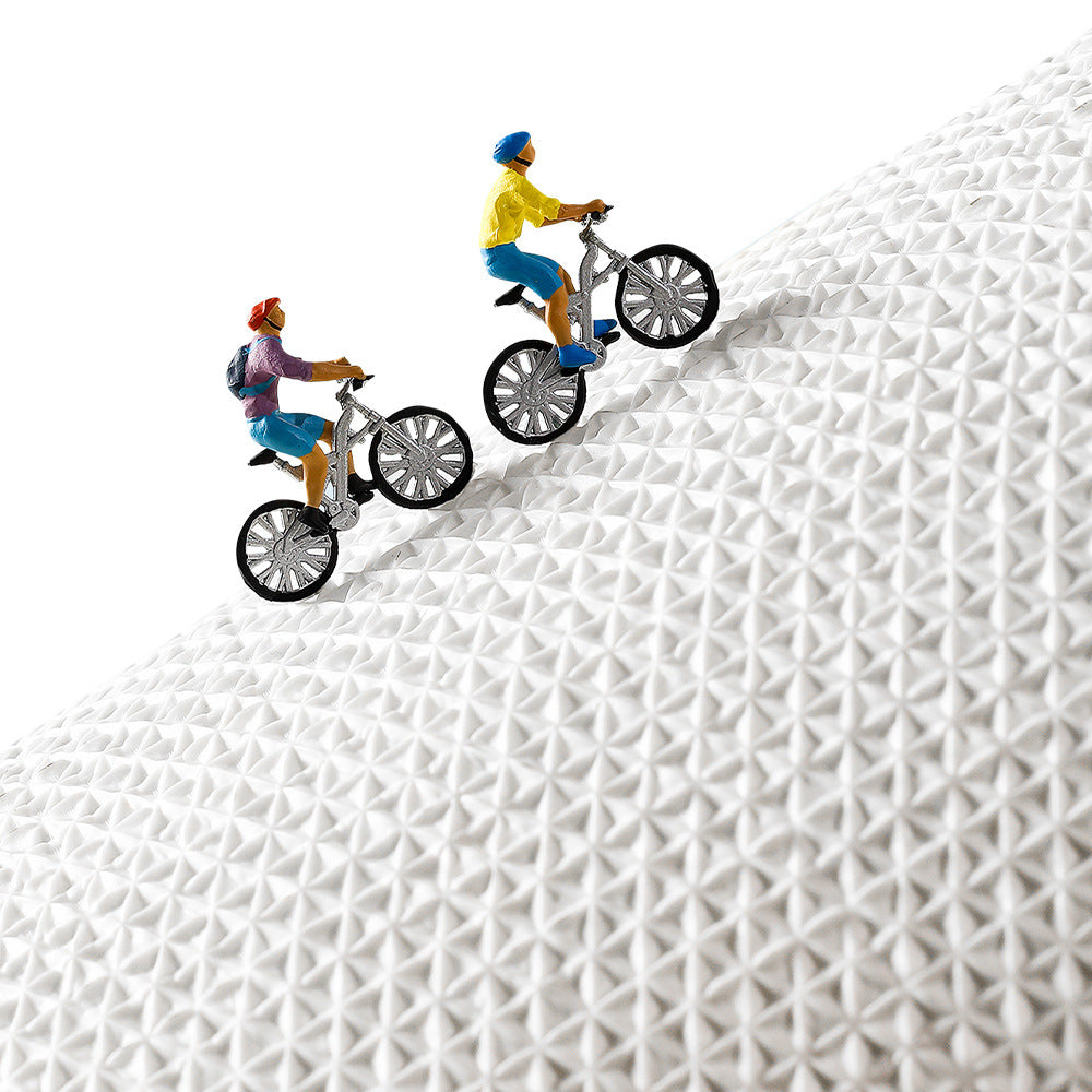 Premium Bath Mat with 8X Water Absorption & Non-Slip Base(Footprints by the seaside)