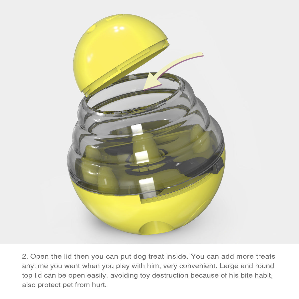 Interactive Dog Puzzle Feeder with Adjustable Food Dispensing Holes(Blue)