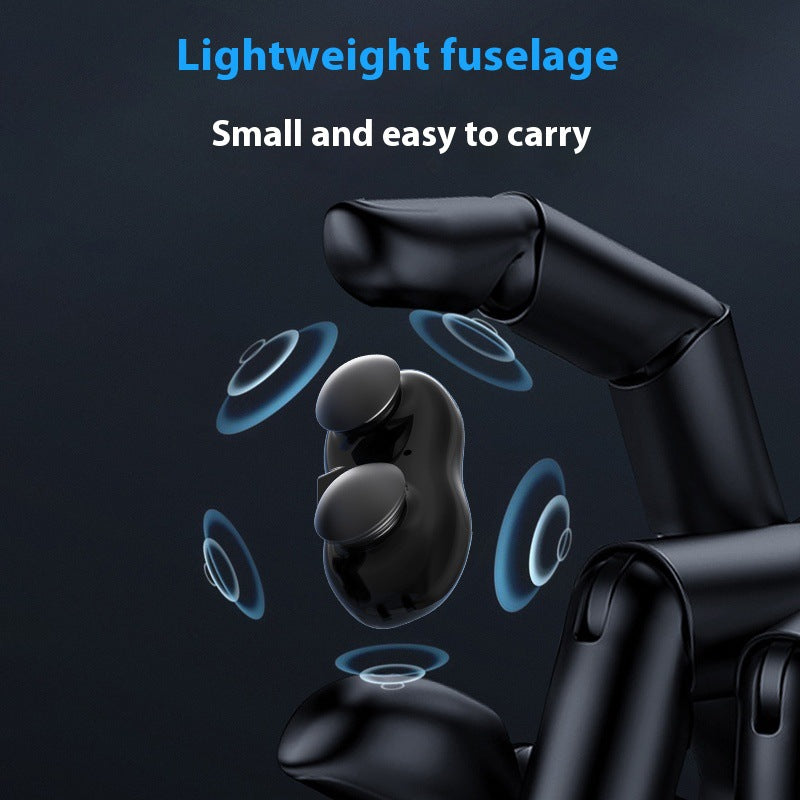 Smart Anti-Snoring Throat Massager - AI-Powered Vibration Sleep Aid, USB-C Rechargeable & Portable(black)