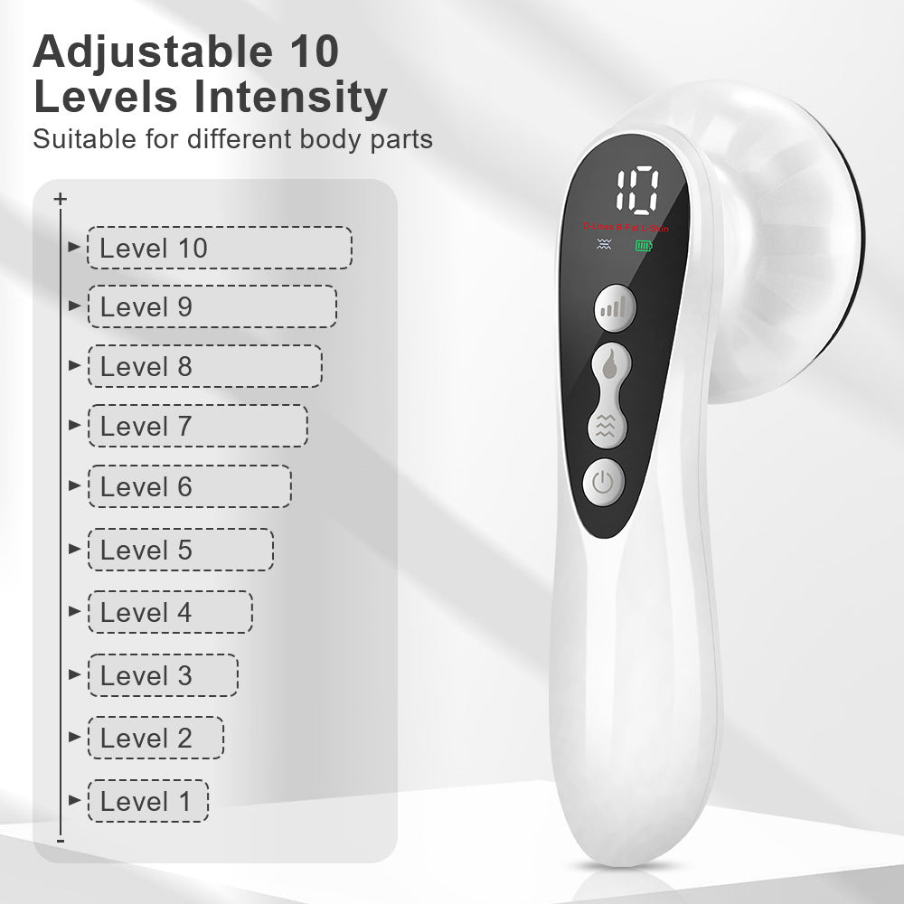Advanced Multi-Technology Body Contouring Device - 5-in-1 Skin Firming, Muscle Toning & Rejuvenation Tool(White)