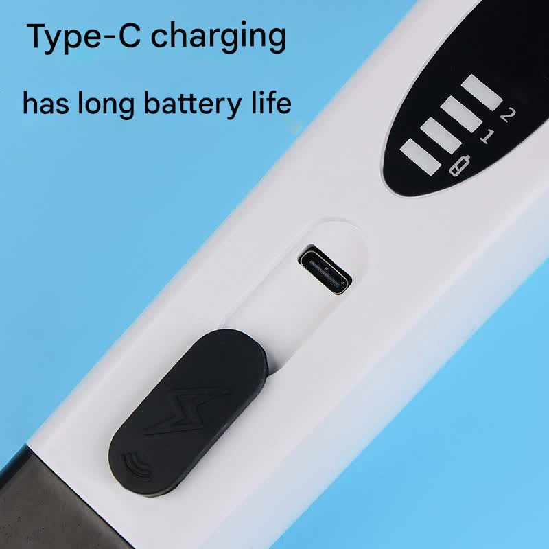 9-in-1 Multifunctional Cordless Electric Spin Scrubber with Adjustable Extension Handle(white)