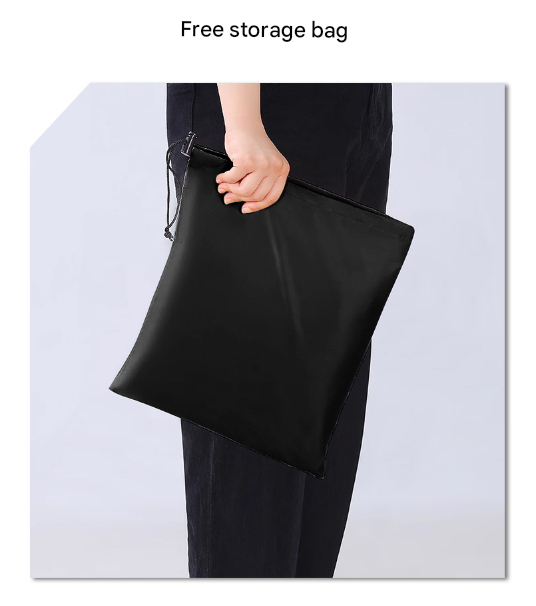 Size L Black All-Weather 210D Bicycle Cover - Waterproof & UV-Proof Outdoor Bike Protector with Lock Hole & Storage Bag