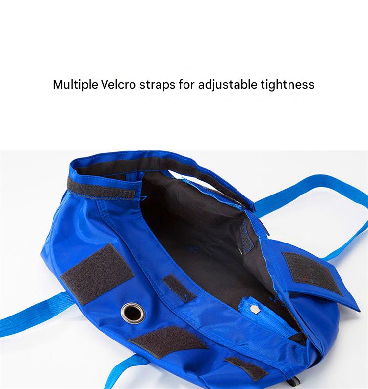 Size L Yellow Multi-Functional Cat Grooming Bag - Anti-Scratch Restraint Pouch for Nail Trimming and Vet Visits