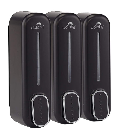 Manual Soap Dispenser 300ml (Pack of 3) - Black